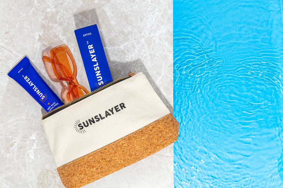 SUNSLAYER PARTY PACK - Sunscreen + Beauty Bag + Tube Key